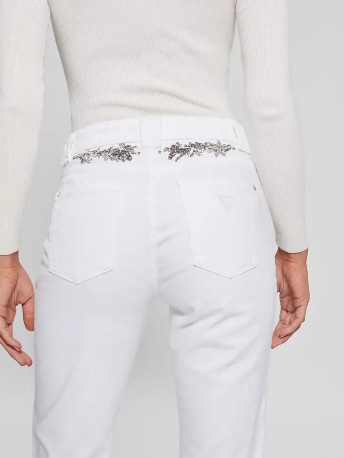 Women GUESS Rayna Baby Boot Jeans Pure White Multi Jeans and Denim Women GUESS Rayna Baby Boot Jeans Pure White Multi Jeans and Denim