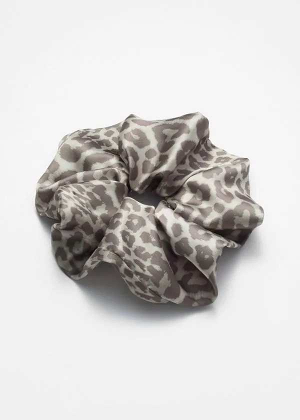 Women Hair Accessories and Other Stories Large Leopard Scrunchie Leopard
