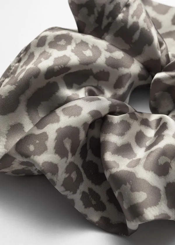 Women Hair Accessories and Other Stories Large Leopard Scrunchie Leopard