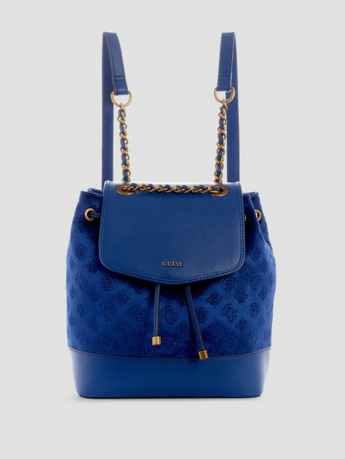 Women Handbags GUESS Inia Backpack Navy