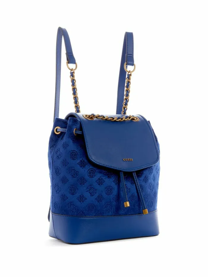 Women Handbags GUESS Inia Backpack Navy
