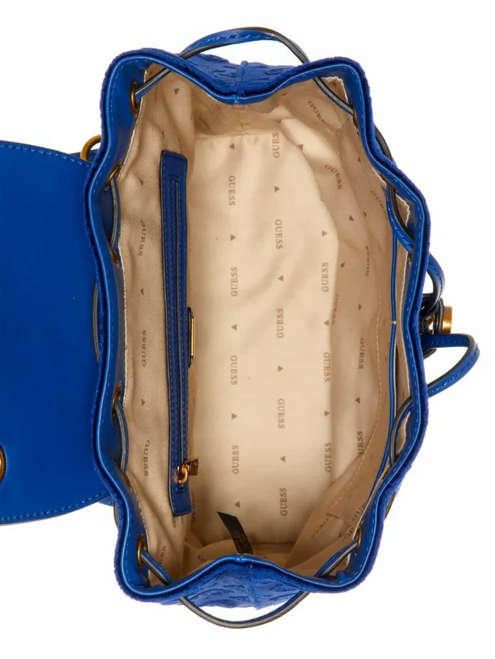 Women Handbags GUESS Inia Backpack Navy