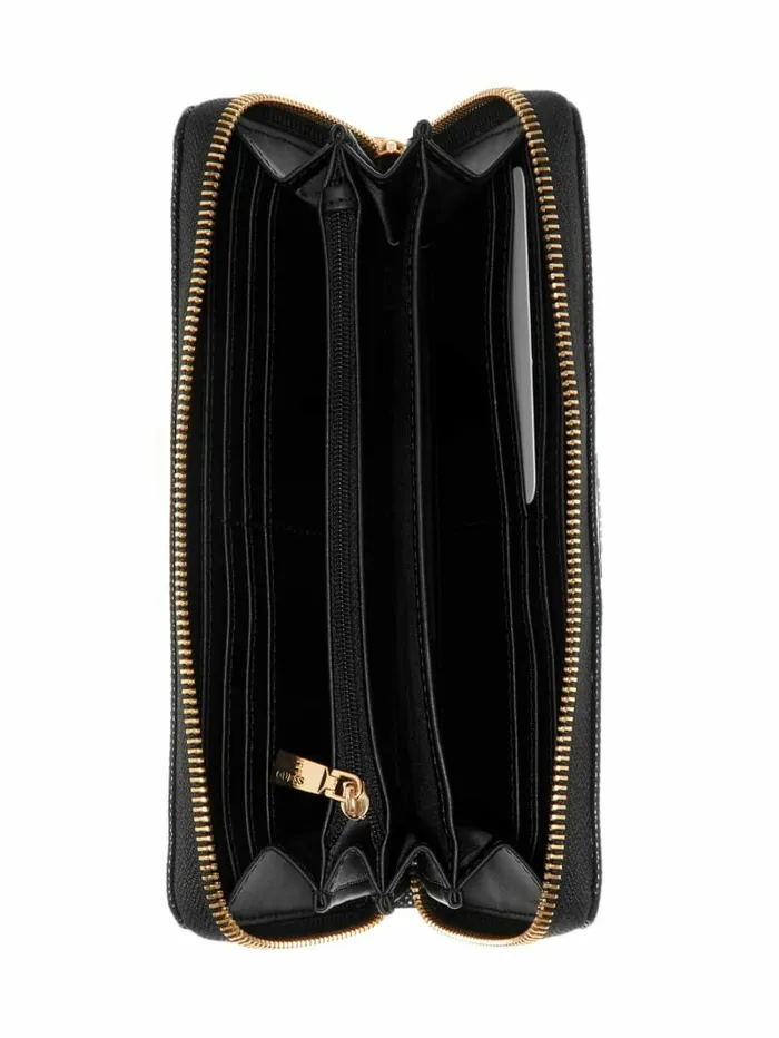 Women Handbags GUESS Laryn Large ZipAround Wallet Black Women Handbags GUESS Laryn Large ZipAround Wallet Black