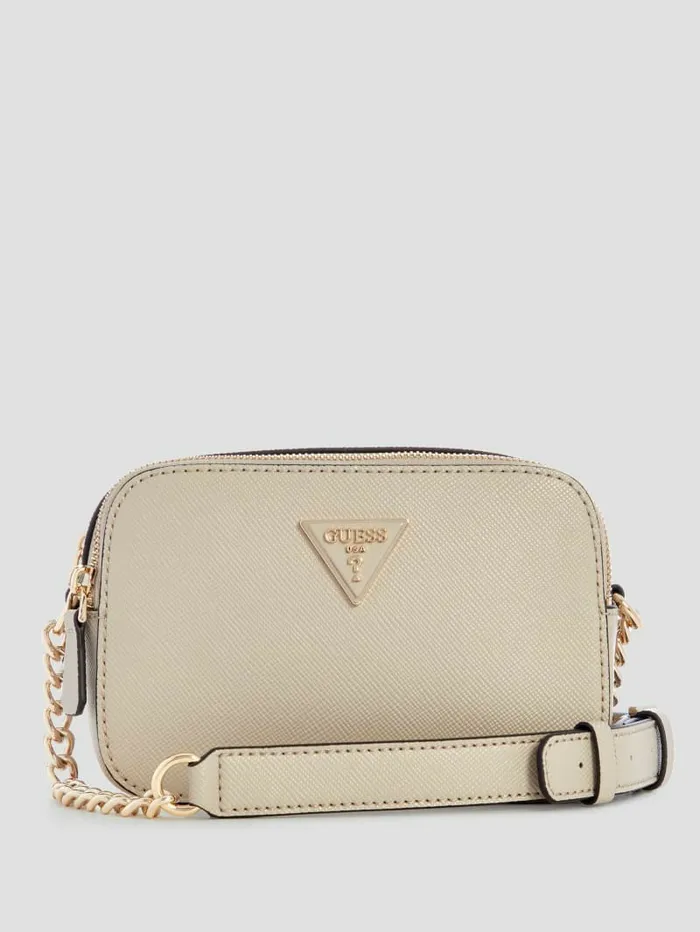 Women Handbags GUESS Noelle Camera Crossbody Taupe