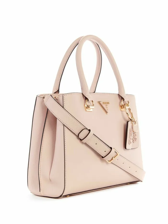 Women Handbags GUESS Noelle Girlfriend Satchel Light Rose Women Handbags GUESS Noelle Girlfriend Satchel Light Rose