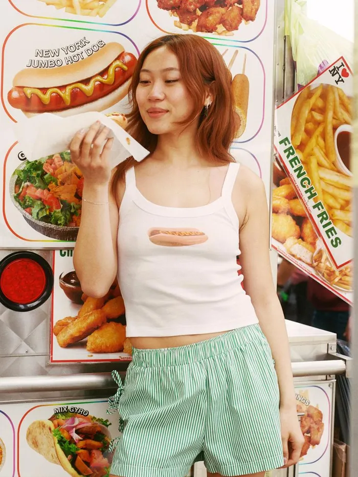 Women Harley Tank Hotdog Lisa Says Gah Graphic Tees
