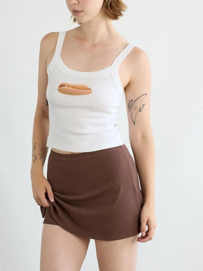 Women Harley Tank Hotdog Lisa Says Gah Graphic Tees