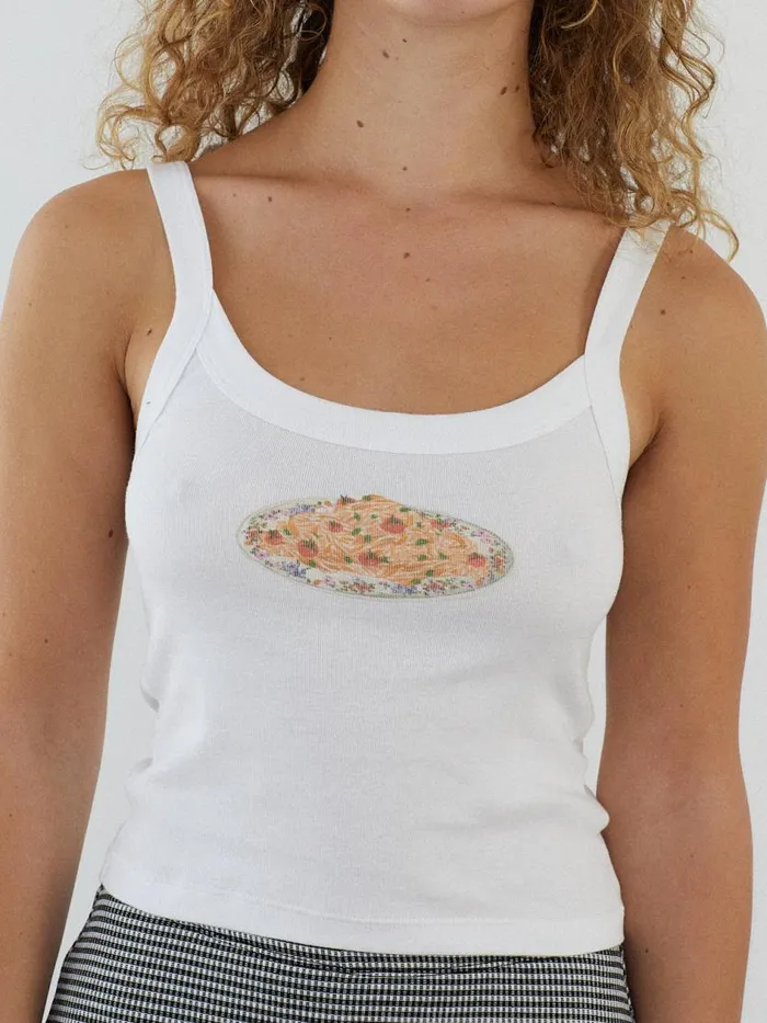 Women Harley Tank Pasta Bowl Lisa Says Gah Graphic Tees
