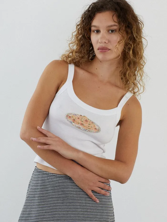 Women Harley Tank Pasta Bowl Lisa Says Gah Graphic Tees