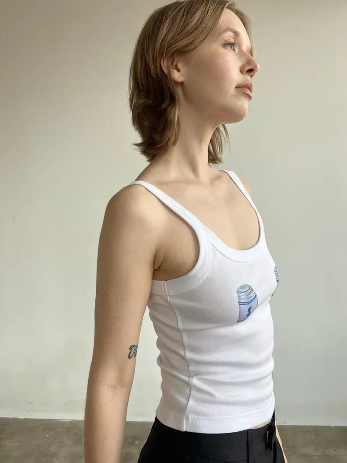 Women Harley Tank Salt and Pepper Lisa Says Gah Sleeveless Tops