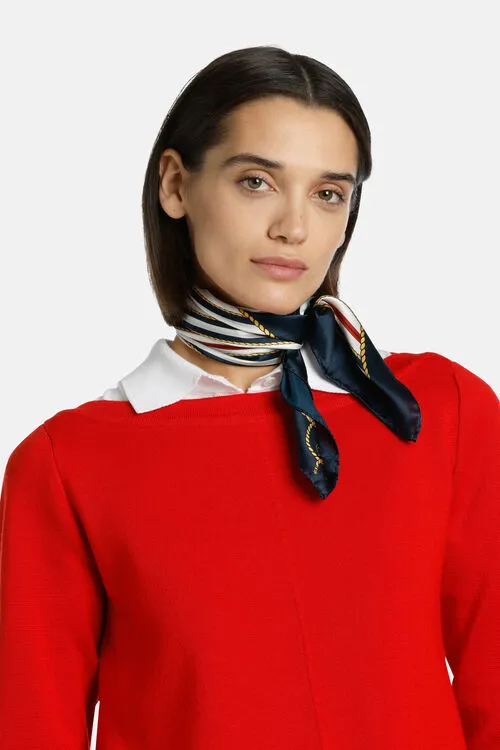 Women Hats and foulards Luisa Spagnoli Resta Resta WhiteBlueRed Women Hats and foulards Luisa Spagnoli Resta Resta WhiteBlueRed