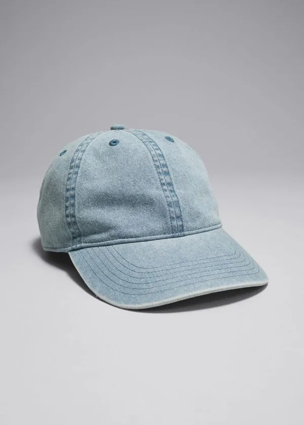 Women Headwear and Other Stories Denim Baseball Cap Blue