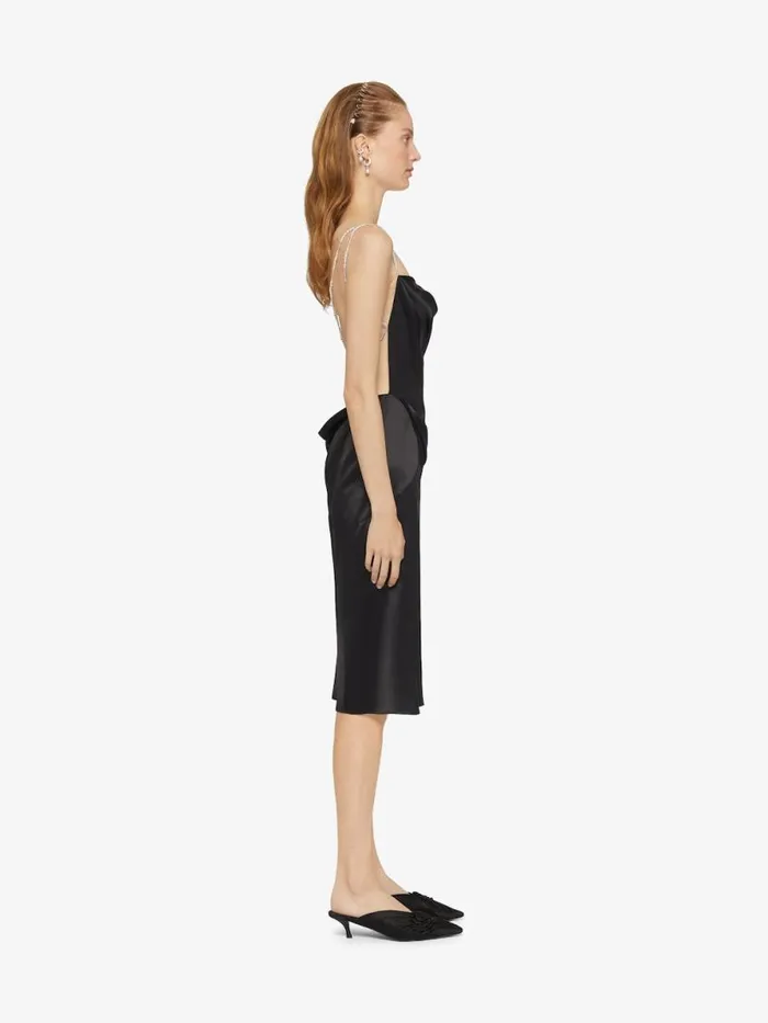 Women Heels Givenchy Twist Mules In Satin Black Women Heels Givenchy Twist Mules In Satin Black