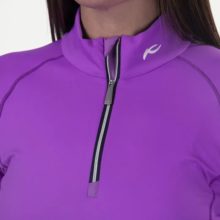 Women Hyannis Port Midlayer HalfZip Foxglove KJUS Midlayers and Sweaters