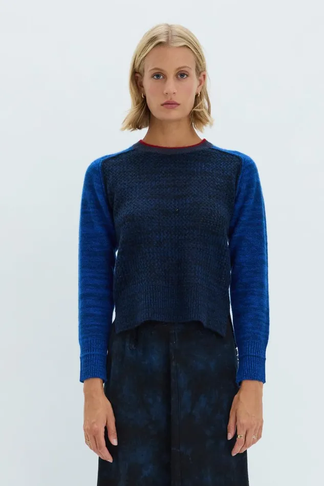Women Indigo Cashmere Lilith Sweater Raquel Allegra TShirts