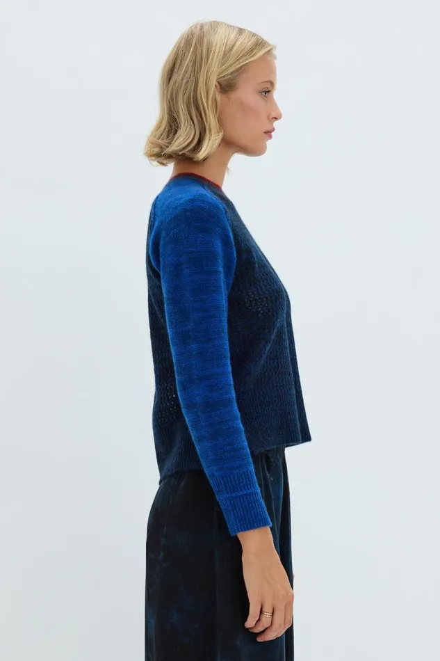 Women Indigo Cashmere Lilith Sweater Raquel Allegra TShirts