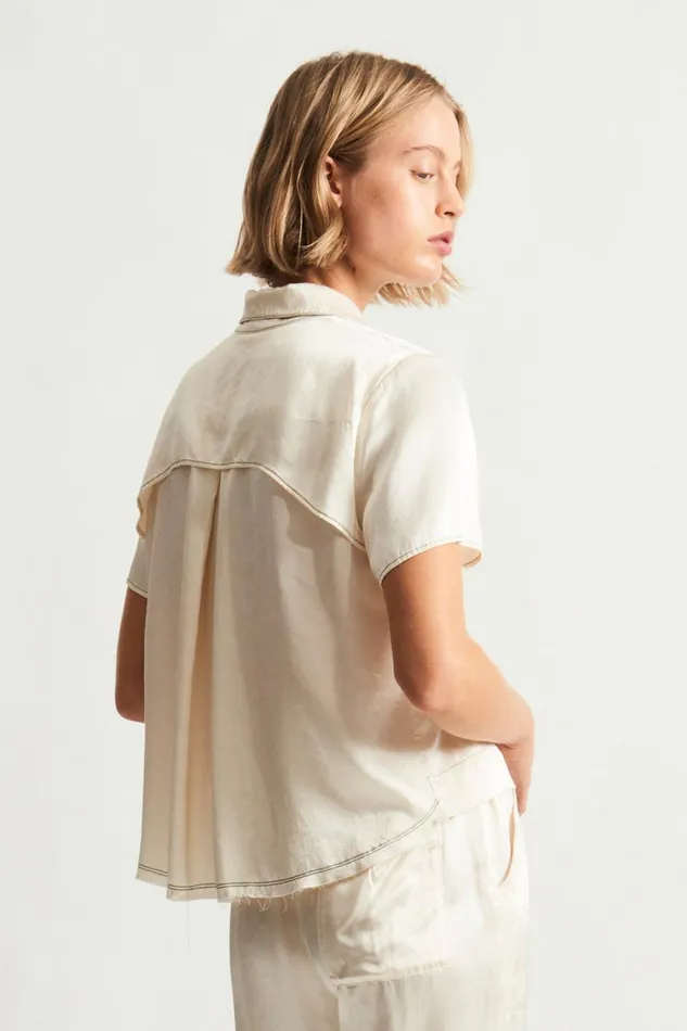 Women Ivory Calista Blouse Raquel Allegra Dresses