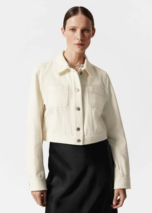Women Jackets and Coats and Other Stories Slim PatchPocket Jacket White
