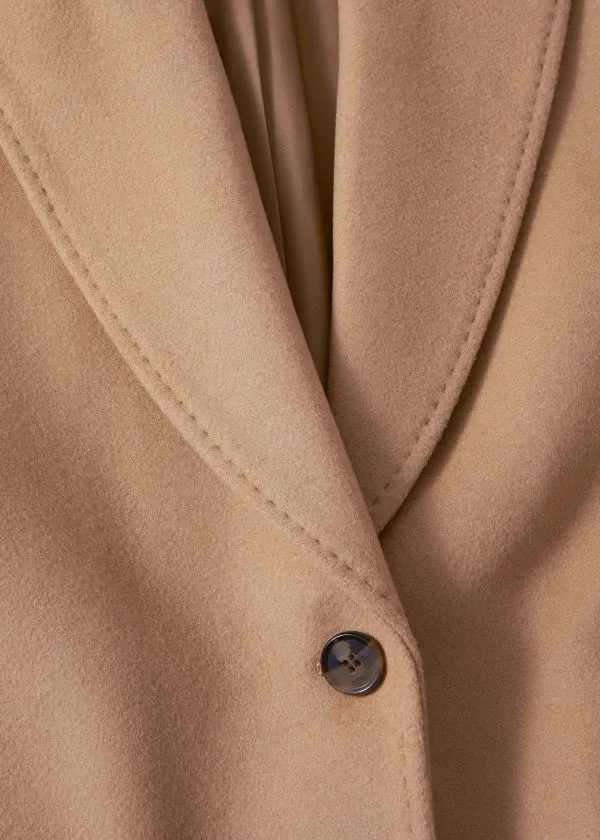 Women Jackets and Coats and Other Stories Tailored SingleBreasted Coat Camel