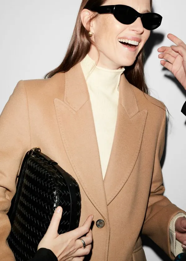 Women Jackets and Coats and Other Stories Tailored SingleBreasted Coat Camel