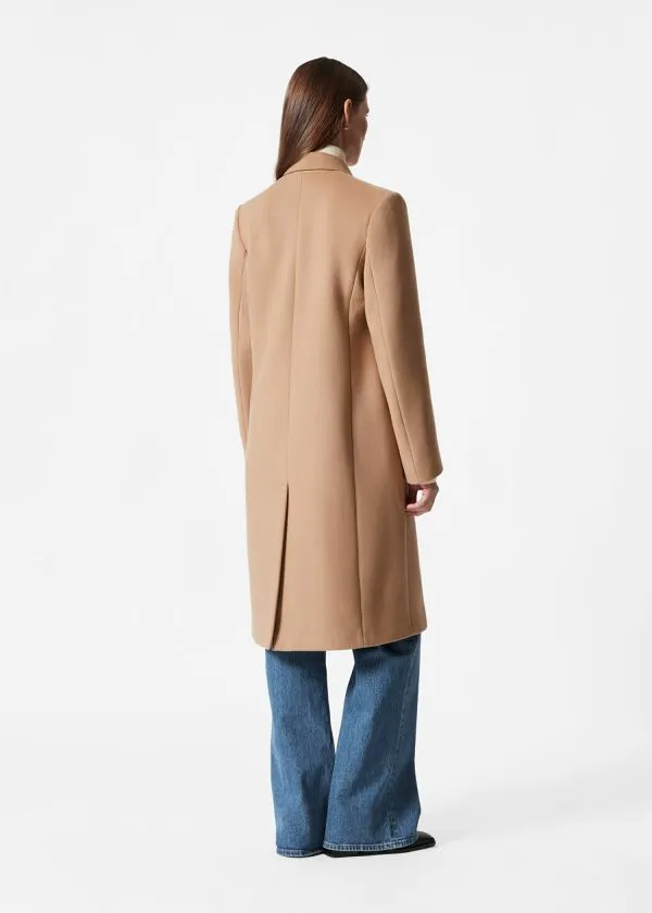 Women Jackets and Coats and Other Stories Tailored SingleBreasted Coat Camel