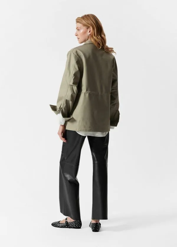 Women Jackets and Coats and Other Stories Utility Jacket Khaki