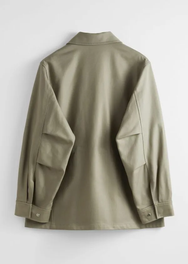 Women Jackets and Coats and Other Stories Utility Jacket Khaki
