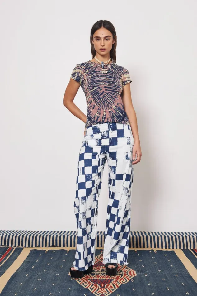 Women Jasper And Navy Liv Tee Raquel Allegra Tops