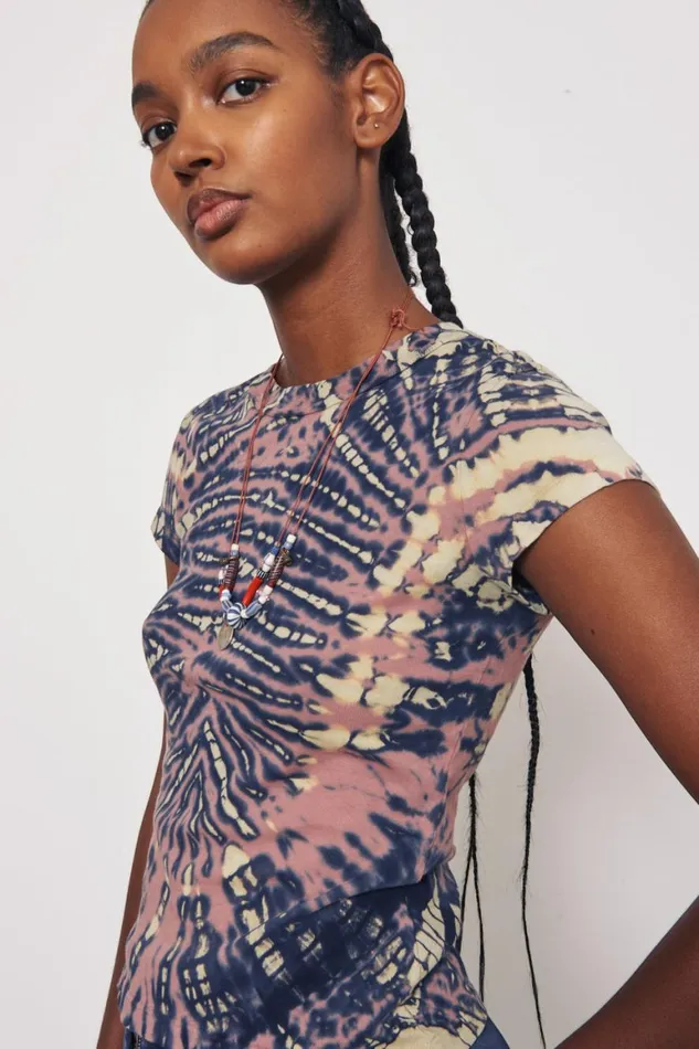 Women Jasper And Navy Liv Tee Raquel Allegra Tops