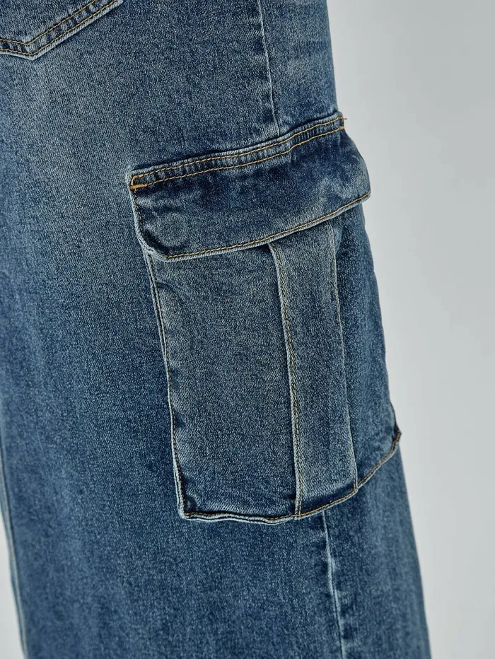 Women Jeans and Denim GUESS GUESS Originals Denim Cargo Skirt Go Fez Medium Wash Women Jeans and Denim GUESS GUESS Originals Denim Cargo Skirt Go Fez Medium Wash