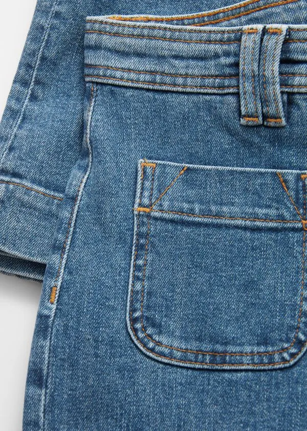 Women Jeans and Other Stories HighWaist Flared Jeans Mid Wash