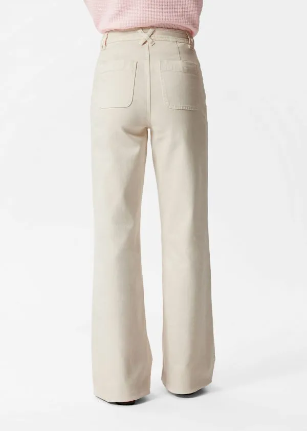 Women Jeans and Other Stories HighWaist Flared Jeans White