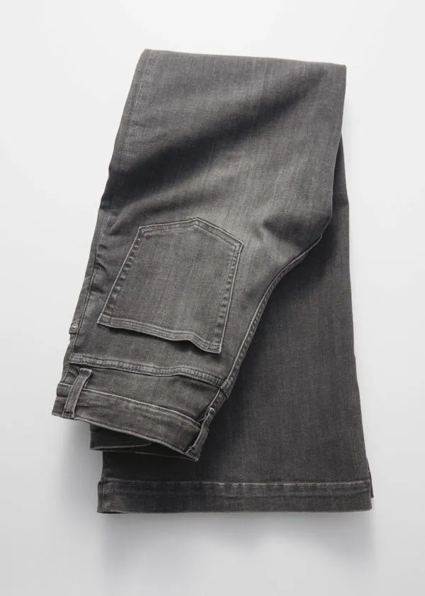 Women Jeans and Other Stories Wide PressCrease Jeans Dark Grey