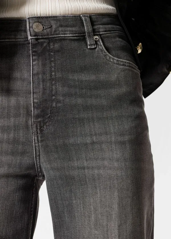 Women Jeans and Other Stories Wide PressCrease Jeans Dark Grey