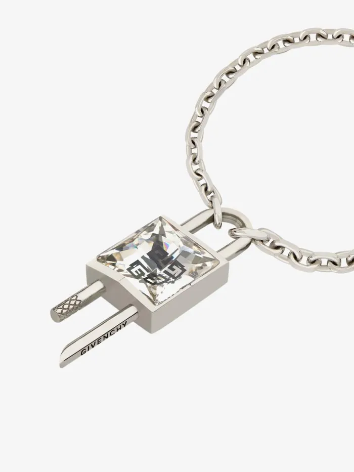 Women Jewelry Givenchy Mini Lock Bracelet In Metal With Crystal Silvery Women Jewelry Givenchy Mini Lock Bracelet In Metal With Crystal Silvery