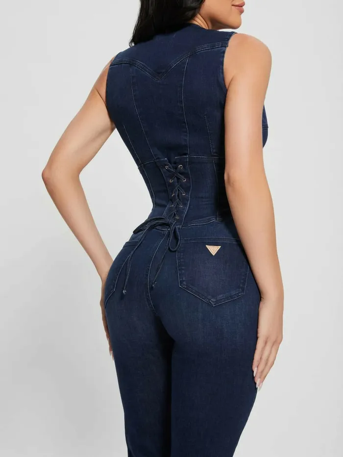 Women Judd Denim Jumpsuit Plume Dark Jeans and Denim GUESS Women Judd Denim Jumpsuit Plume Dark Jeans and Denim GUESS