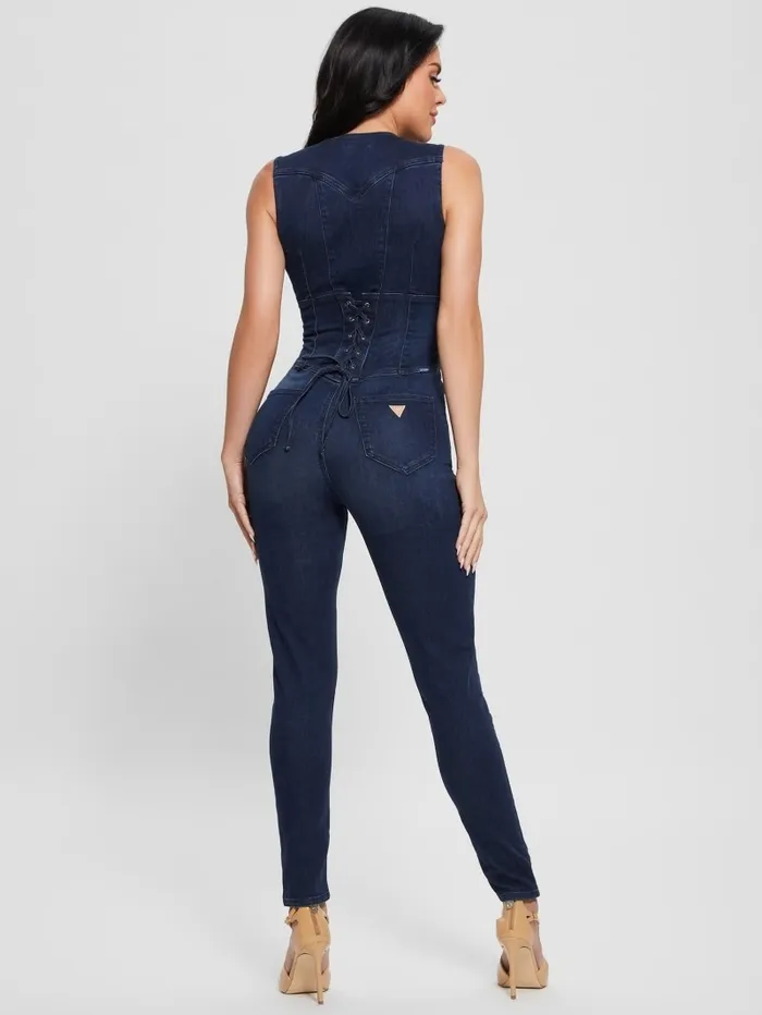 Women Judd Denim Jumpsuit Plume Dark Jeans and Denim GUESS Women Judd Denim Jumpsuit Plume Dark Jeans and Denim GUESS