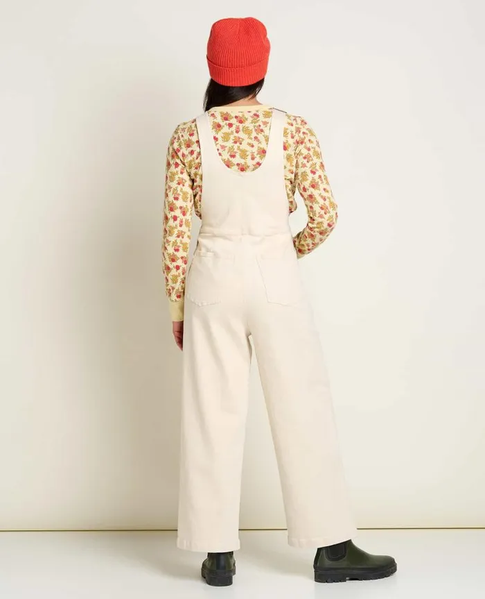 Women Jumpsuits and Overalls Toad and Co Balsam Seeded Denim Overall Natural