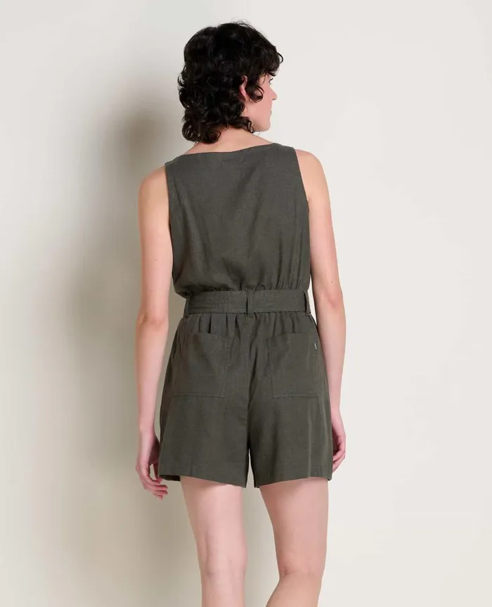 Women Jumpsuits and Overalls Toad and Co Tarn Romper Beetle