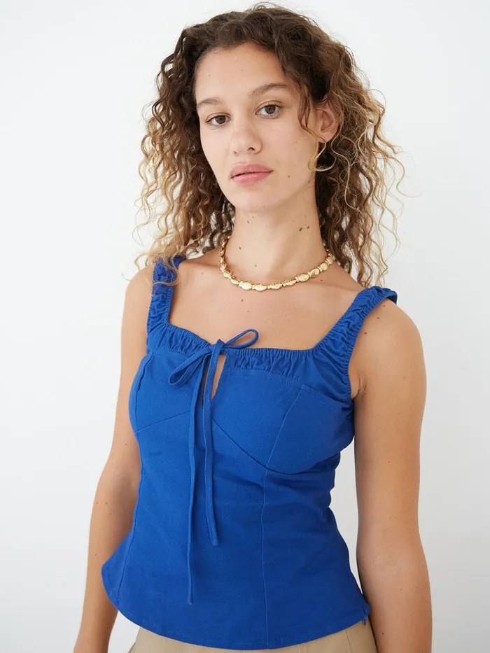 Women Kira Top Cobalt Lisa Says Gah Sleeveless Tops