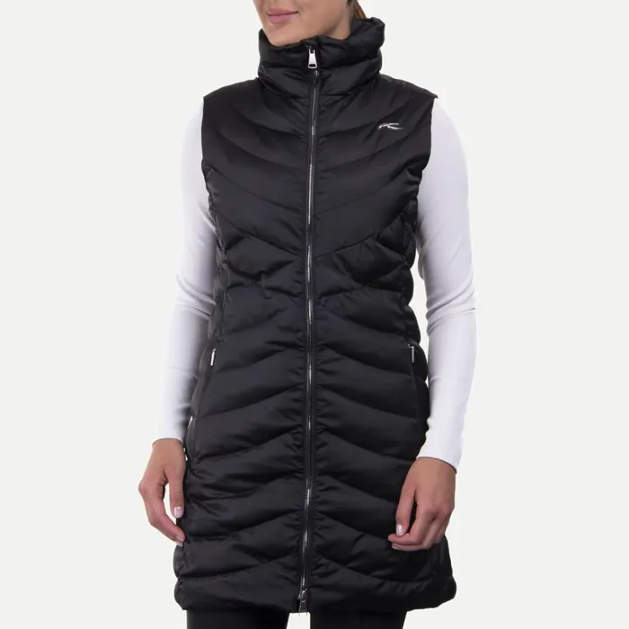 Women Klosters Vest Black KJUS Jackets and Vests