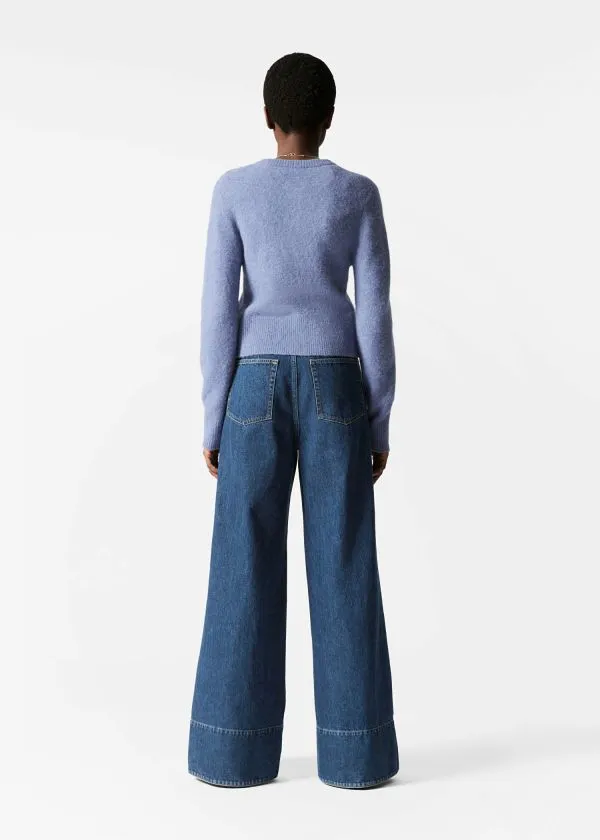 Women Knitwear and Other Stories AlpacaBlend Knit Cardigan Pastel Blue