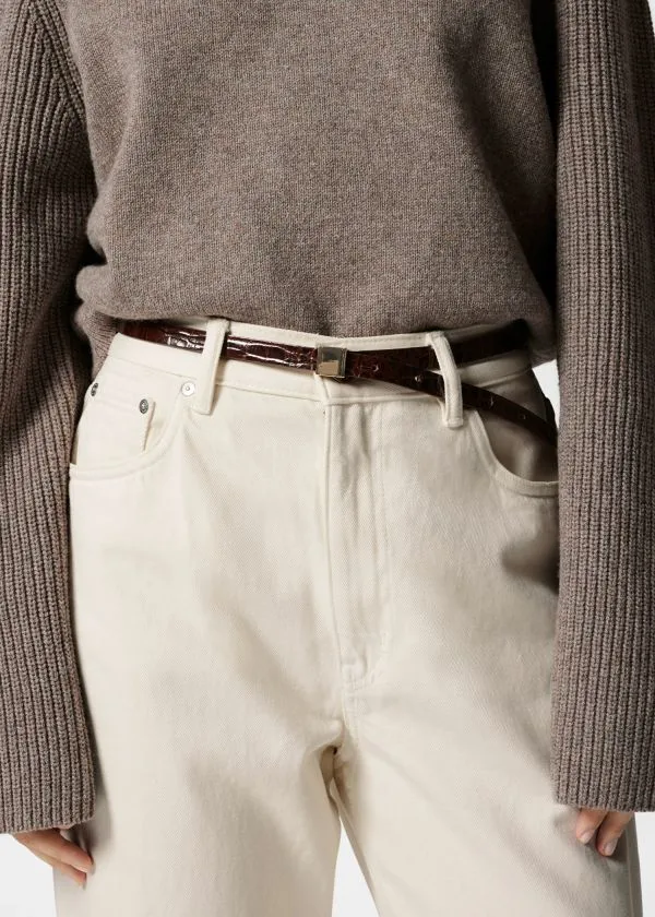 Women Knitwear and Other Stories Boxy Turtleneck Jumper Brown