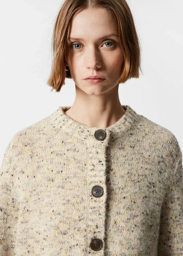 Women Knitwear and Other Stories Buttoned Knit Cardigan Mole