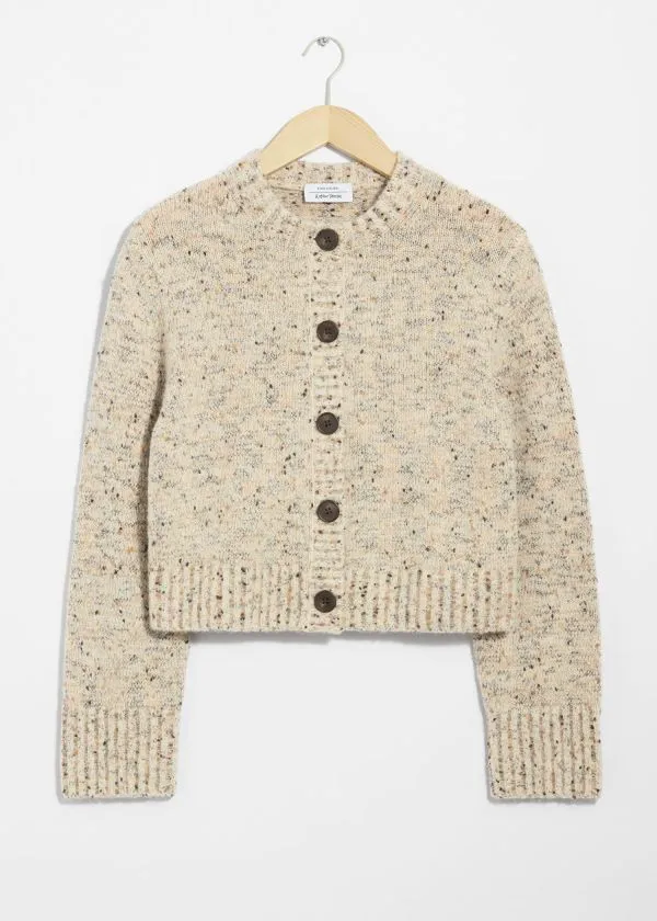 Women Knitwear and Other Stories Buttoned Knit Cardigan Mole Women Knitwear and Other Stories Buttoned Knit Cardigan Mole