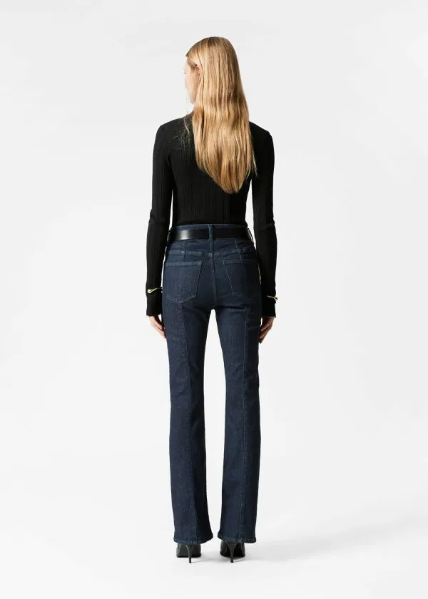 Women Knitwear and Other Stories PointelleKnit Turtleneck Top Black