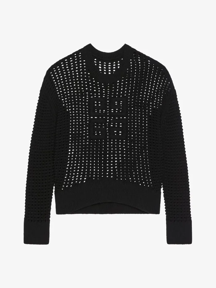 Women Knitwear Givenchy 4G Sweater In Wool And Cashmere Black