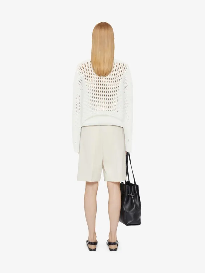 Women Knitwear Givenchy 4G Sweater In Wool And Cashmere White