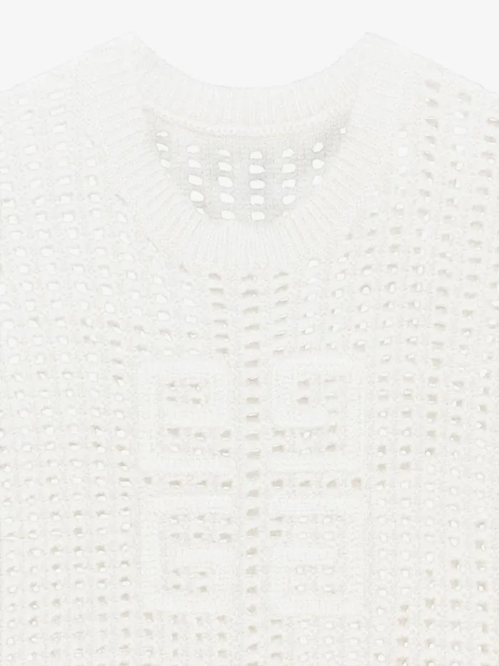 Women Knitwear Givenchy 4G Sweater In Wool And Cashmere White