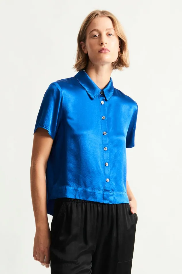 Women Lapis Calista Blouse Raquel Allegra Tops